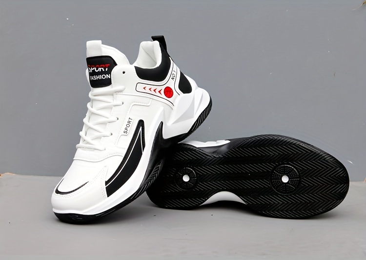 2023 mens lace up chunky sneakers athletic shoes shock absorbing and breathable shoes for running basketball workout gym details 8