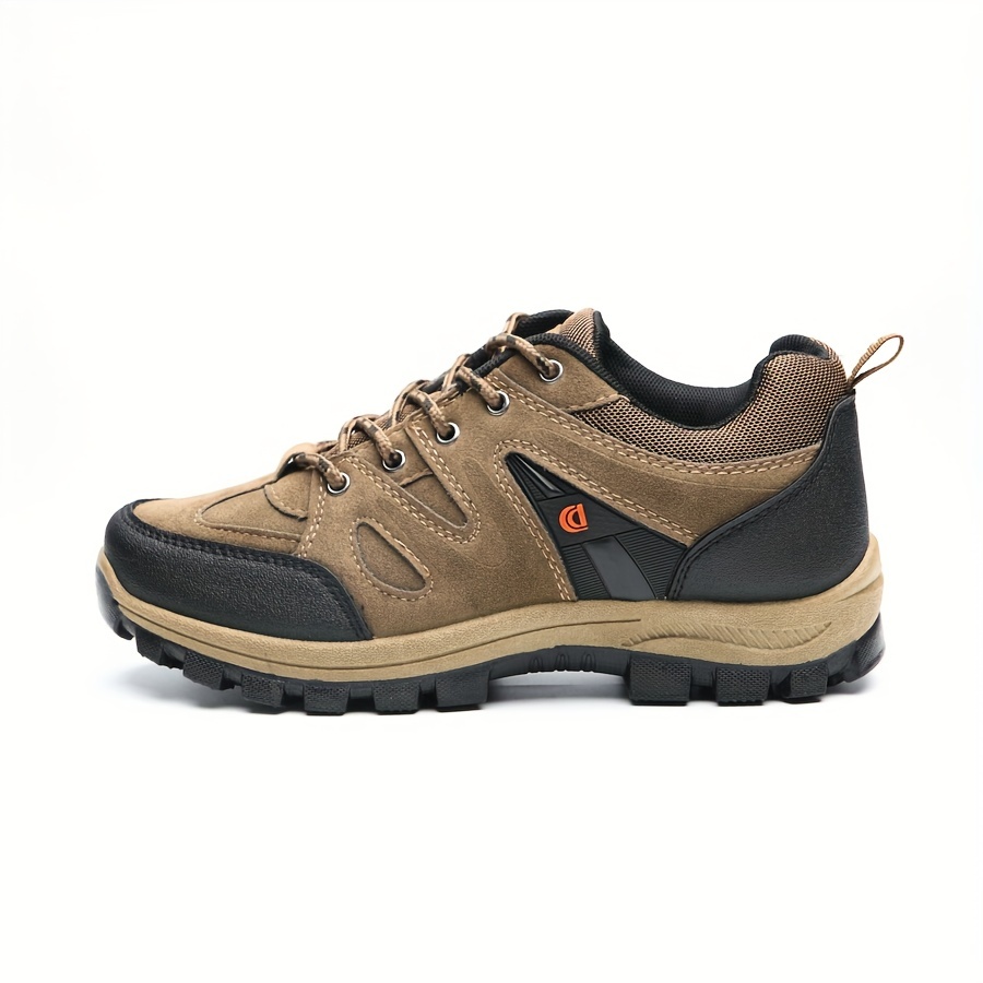 mens hiking outdoor low top trailing shoes for trekking camping walking casual daily workwear details 3