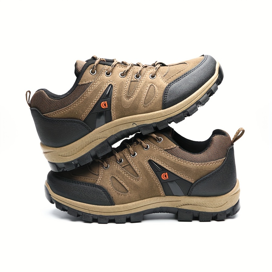 mens hiking outdoor low top trailing shoes for trekking camping walking casual daily workwear details 5
