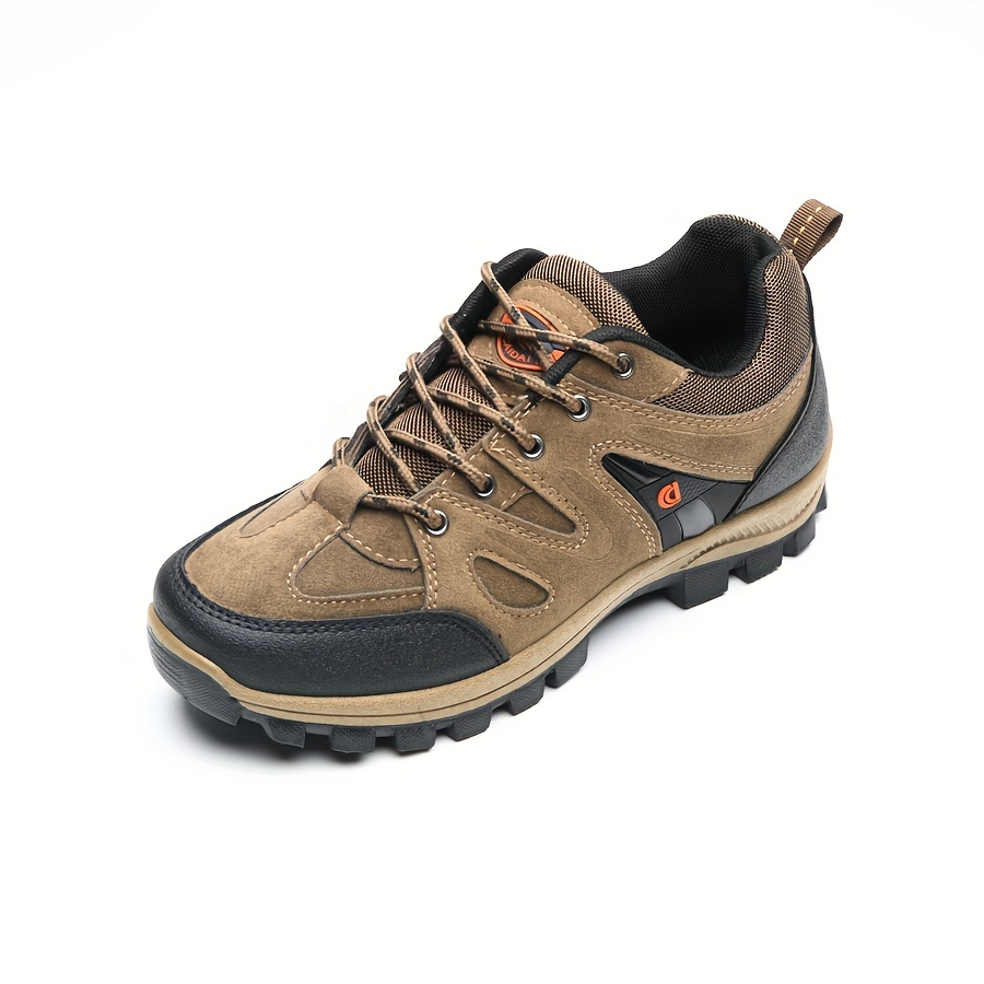mens hiking outdoor low top trailing shoes for trekking camping walking casual daily workwear details 6